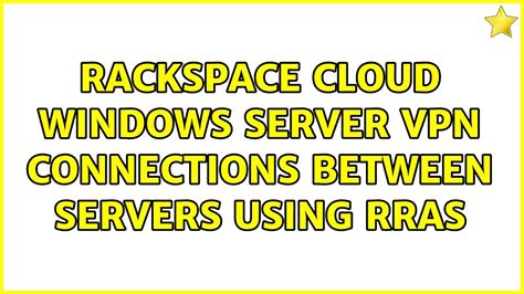 rackspace vpn client windows 10